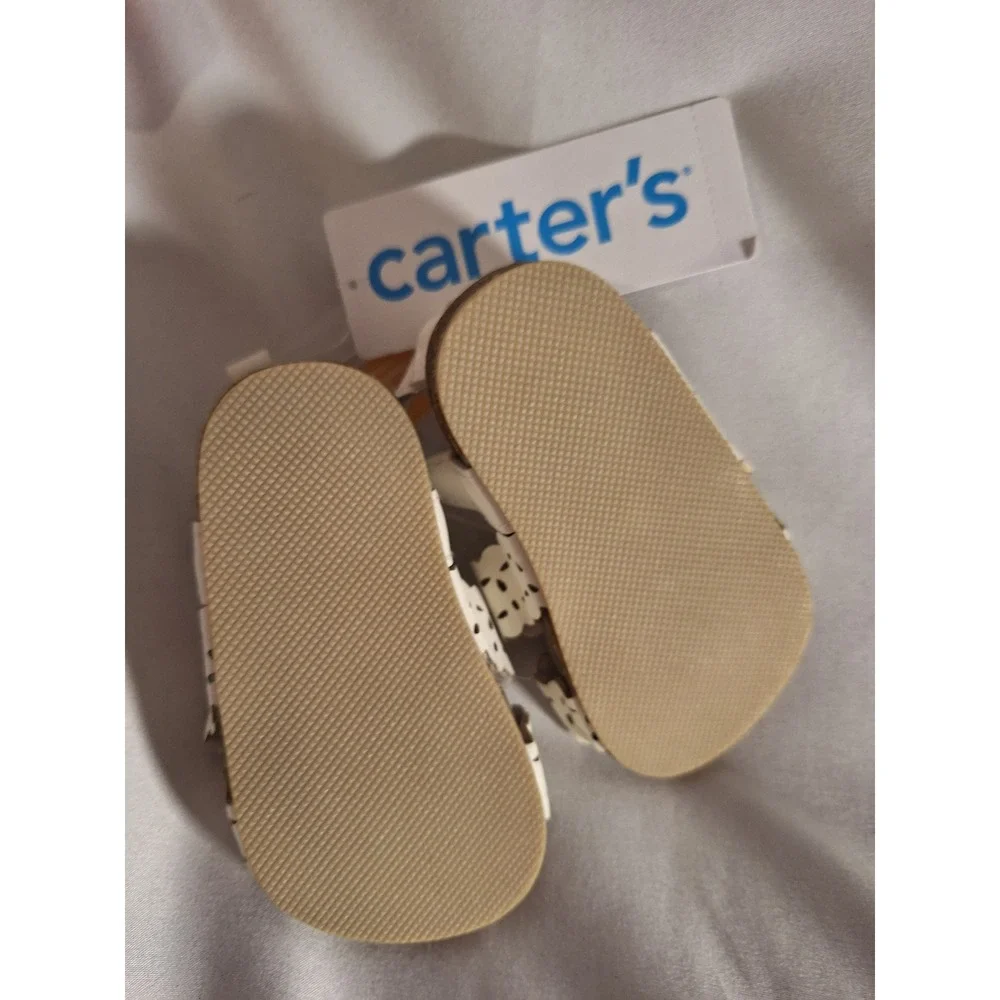Carters Baby Girls White Eyelet Sandals Size 4 9-12 Months CR08522 NWT